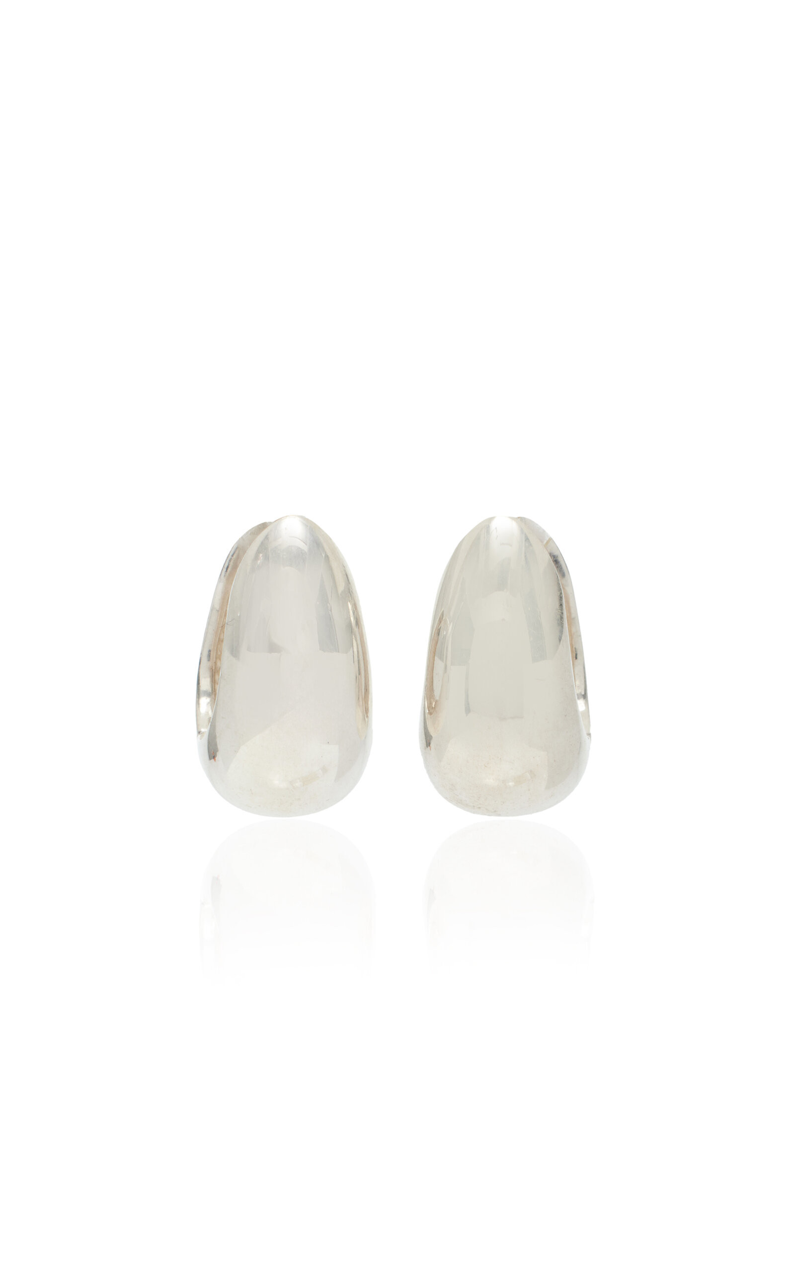 Hinged Sterling Silver Hoop Earrings | Moda Operandi (Global)