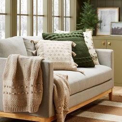 Tufted Square Throw Pillow with Side Tassels - Threshold™ designed with Studio McGee | Target