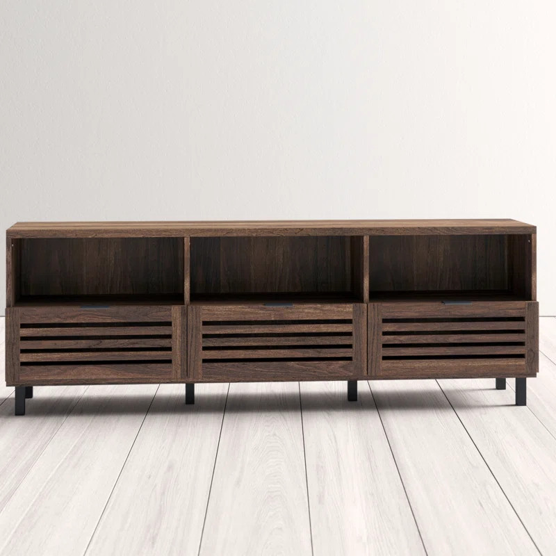 Dark Walnut Benny TV Stand for TVs up to 78" | Wayfair North America