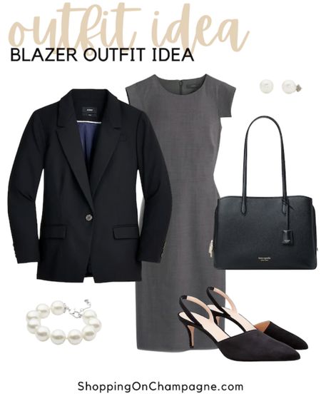 Hot Trend 🔥Blazers! Pair a blazer with a dress for a sophisticated work-ready outfit. Great for meetings, conventions, presentations, and business dinners. Keep the accessories classic with pearl jewelry, black bag, and pointed toe pumps 💕


#LTKSeasonal #LTKworkwear #LTKstyletip