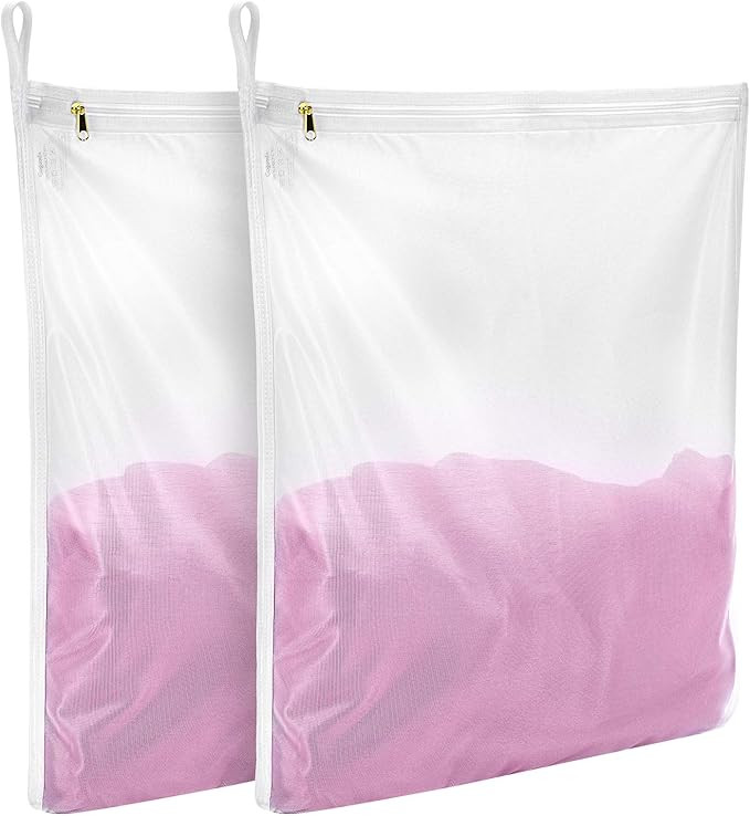 GOGOODA Delicates Laundry Bags, Fine Mesh Wash Bag for Lingerie, Underwear, Bra, Silk, Socks with... | Amazon (US)