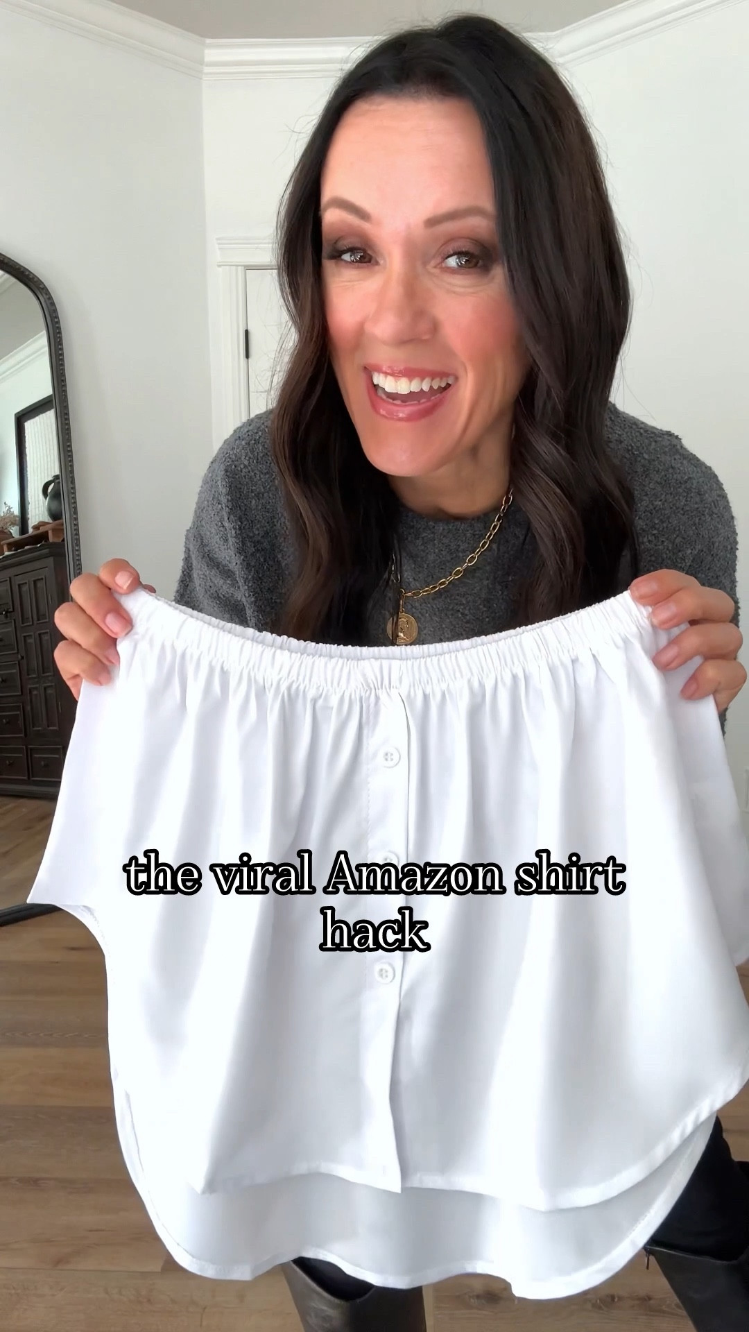 The viral Amazon shirt extended hack you have to see for yourself to believe!

Sizing:
Shirt extender-Size up! In a medium.
off. 

Sizing:
Sweater-medium
Leggings-medium
Boots-TTS

casual outfit | elevated casual | black boots | skinny jeans 

#LTKFindsUnder50 #LTKStyleTip #LTKOver40