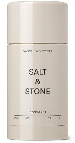 SALT & STONE Natural Deodorant - Santal | Extra Strength Natural Deodorant for Women & Men | Aluminum Free with Probiotics, Seaweed Extracts & Shea Butter (2.6 oz) | Amazon (US)