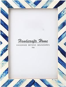 Handicrafts Home Picture Photo Frame Chevron Herringbone Art Inspired Vintage Wall Décor Gift Fr... | Amazon (US)