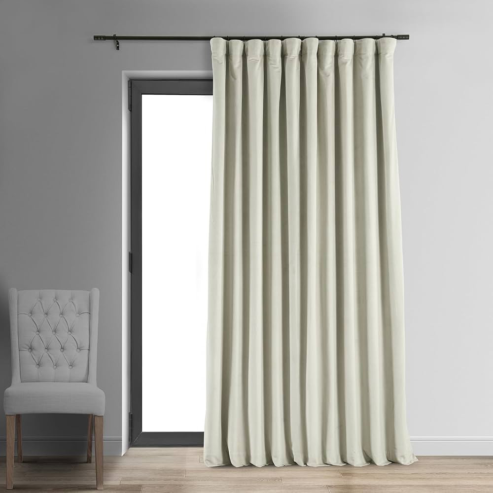 HPD Half Price Drapes Signature Velvet Thermal Blackout Curtains for Living Room 96 Inch Long (1 ... | Amazon (US)