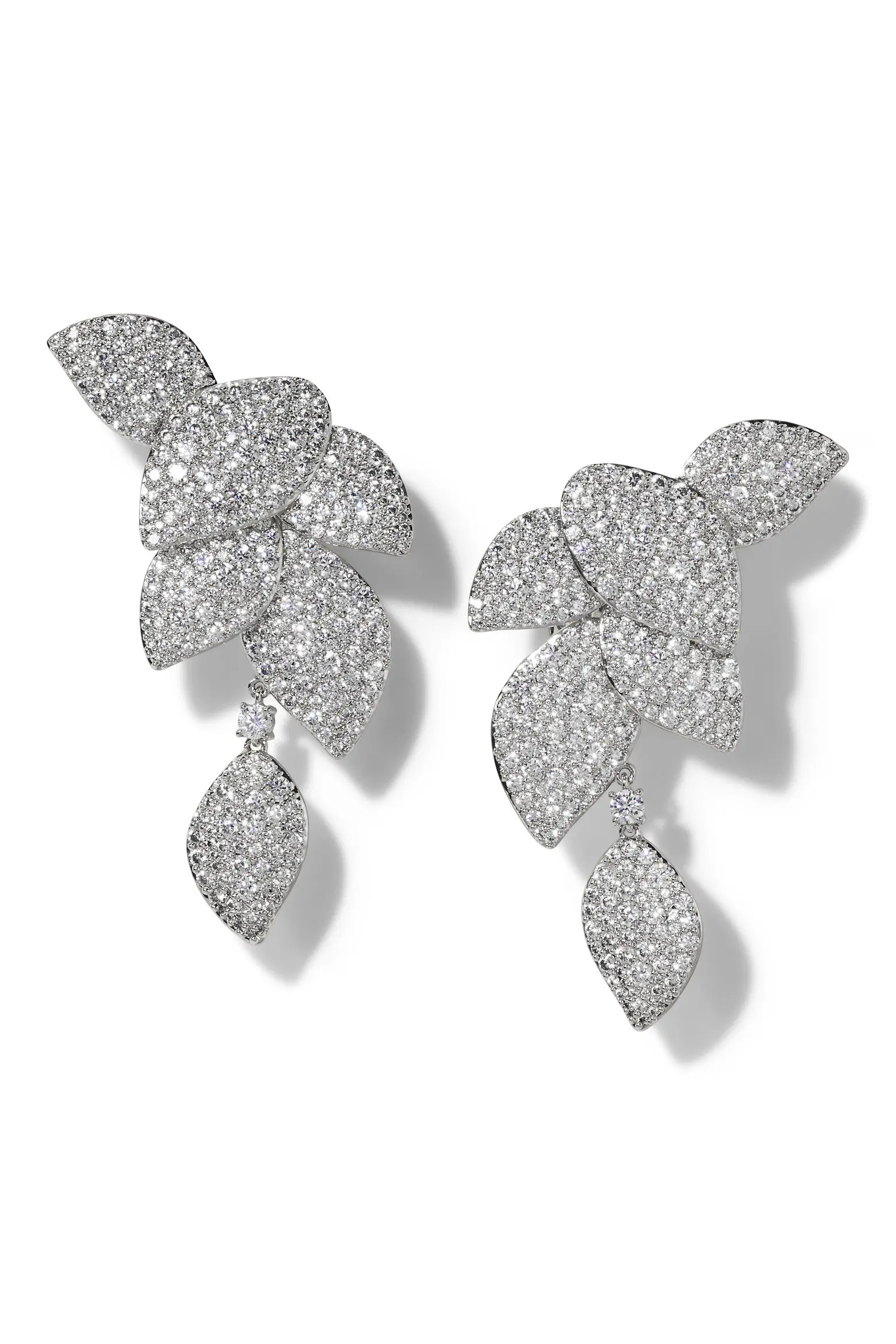Nadri Starlet Leaf Linear Drop Earrings (Women) | Nordstrom | Nordstrom