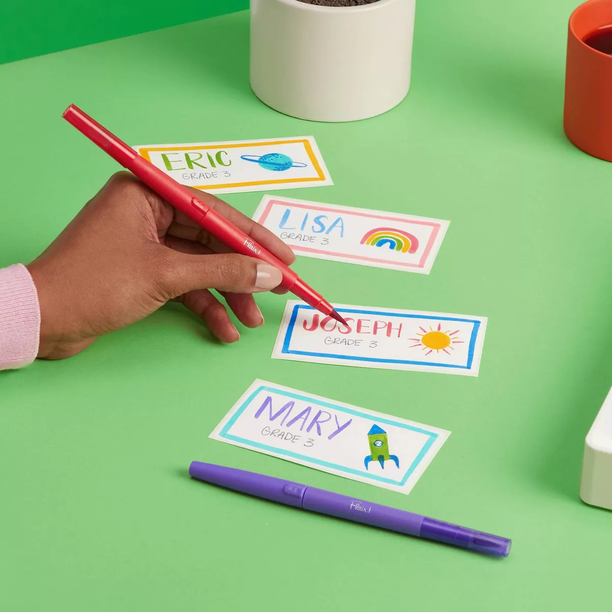 Paper Mate Flair 8pk Dual Brush Pens Multicolored | Target