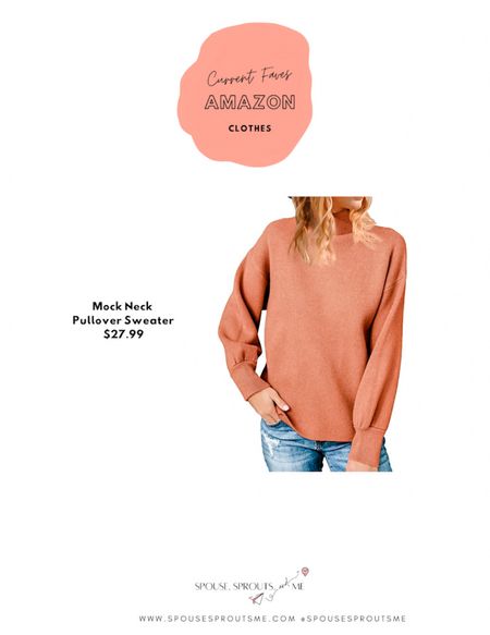 Mock neck ribbed sweater, spring sweater, Amazon find, bubble sleeve, slouchy sweater

#LTKFind #LTKunder50 #LTKcurves