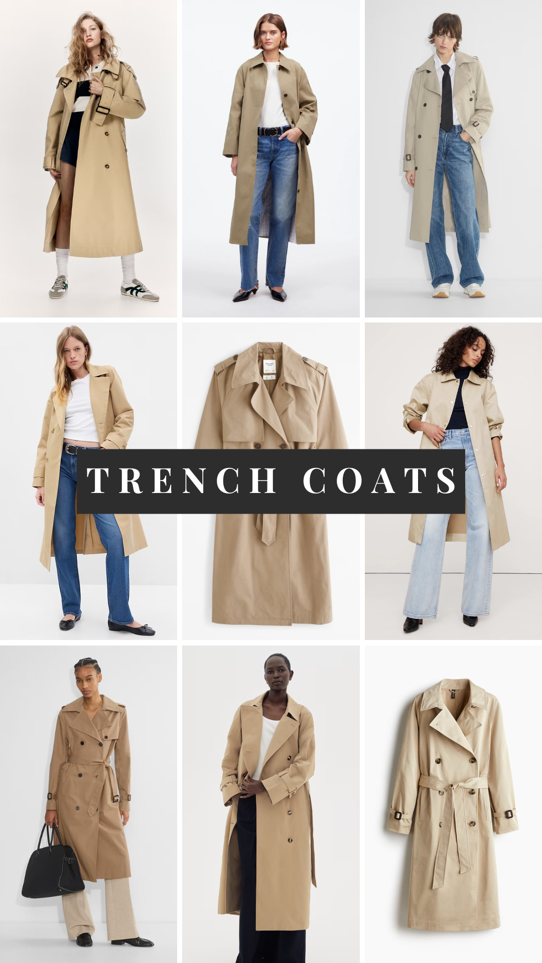 Trench Coats 

 #LTKSeasonal #LTKStyleTip #LTKWorkwear