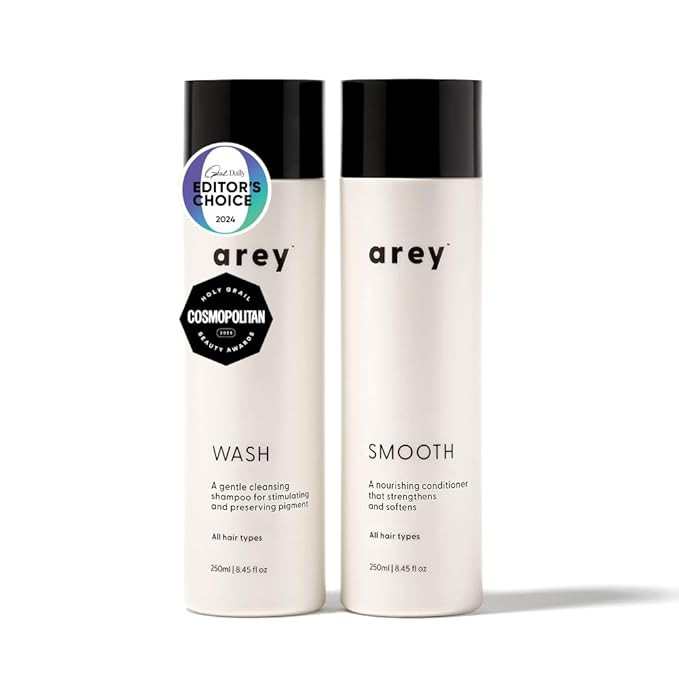 Arey Shower Duo | Daily Wash Shampoo and Smooth Conditioner Set | Delay + Reduce the Signs of Agi... | Amazon (US)