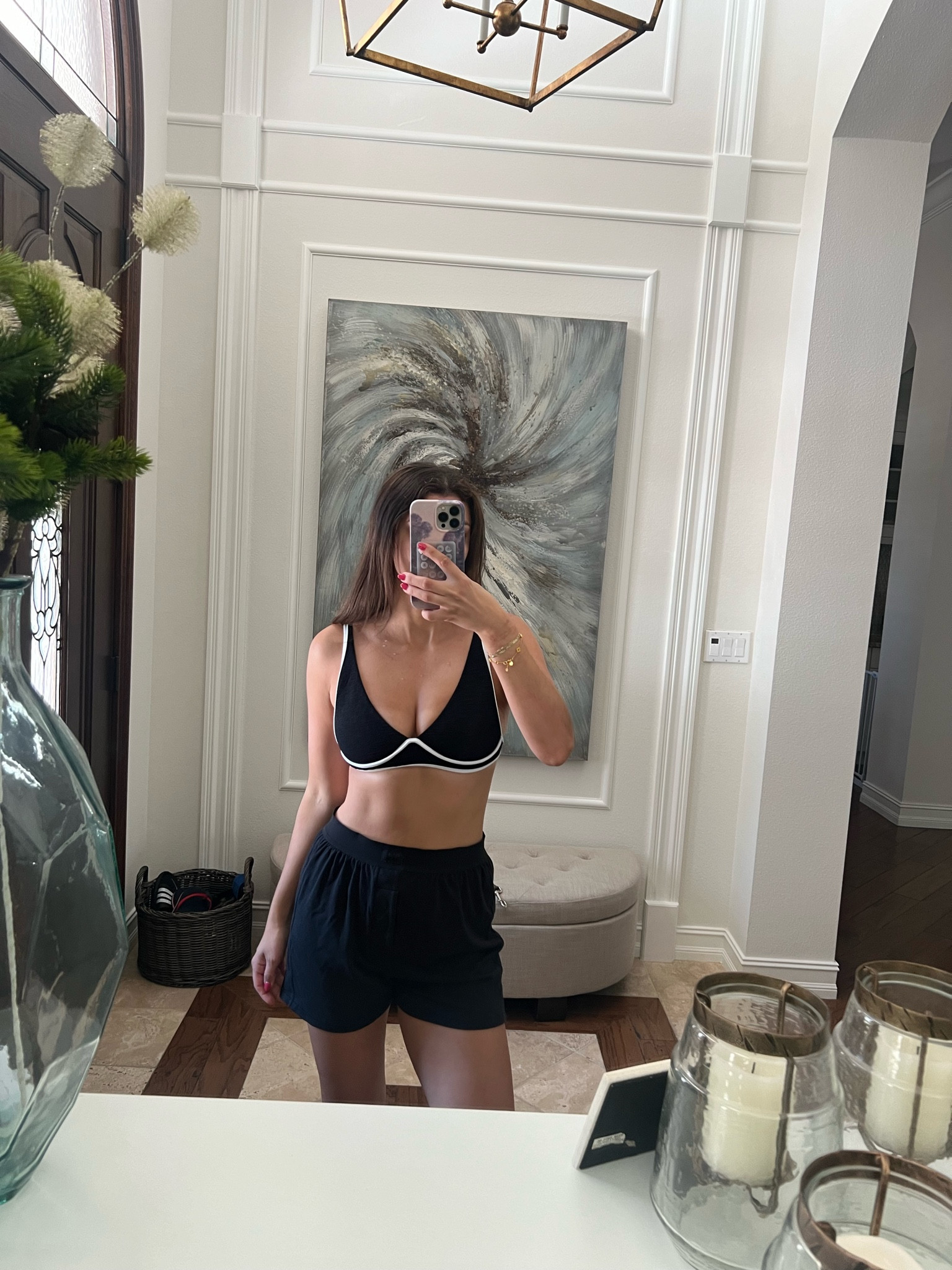 black bikini 
size up one size 

#LTKFindsUnder100 #LTKTravel #LTKSwim