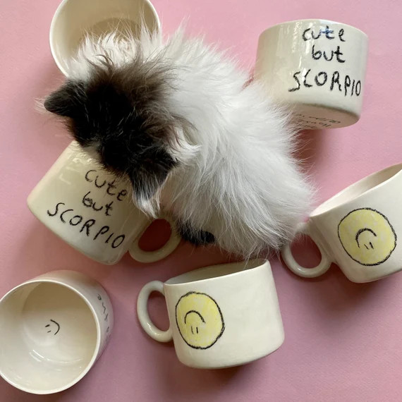 Scorpio handmade ceramic mug no.1 / with handle | Etsy (US)