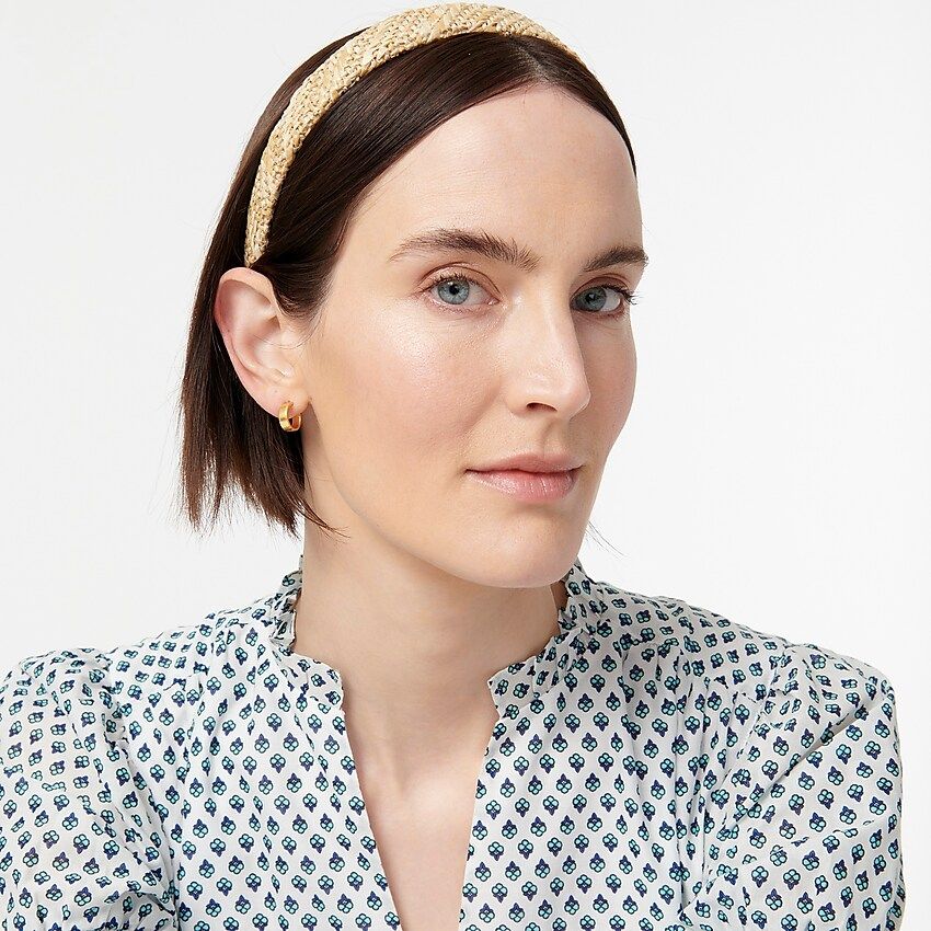 Woven straw headband | J.Crew US