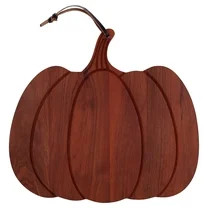 My Texas House Fall Wood Pumpkin-Shaped Serving Board, Brown, 12" x 13" | Walmart (US)