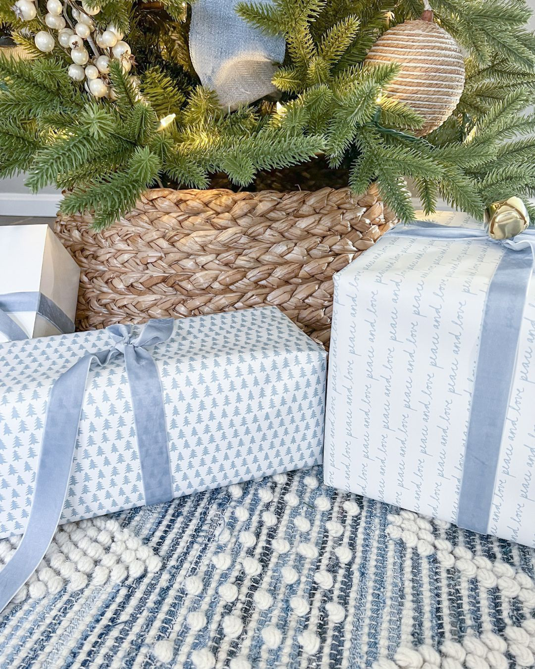 A sneak peek at this year’s Christmas tree, and also a little PSA on the best holiday wrapping paper that sells out every year! 

SWIPE to see more from this Sugar Paper holiday collection from Target!
.
.
coastal home decor, coastal decorating, beach house decor, coastal Christmas decor, gift wrapping ideas, Christmas wrapping paper, Christmas gift wrap, target wrapping paper, Christmas tree collar, woven tree collar, pottery barn tree collar, holiday decorating, Christmas tree decoration ideas, blue ribbon, coastal ornaments, christmas tree ornaments, neutral ornaments, woven ornaments, blue velvet ribbon, coastal rugs, living room rugs, serena & lily rugs, blue & white rugs, textured rugs, 8x10 rugs, 9x12 rugs, 10x14 rugs, balsam hill tree, christmas trees, amazon christmas trees 

#LTKHoliday #LTKhome #LTKfindsunder50