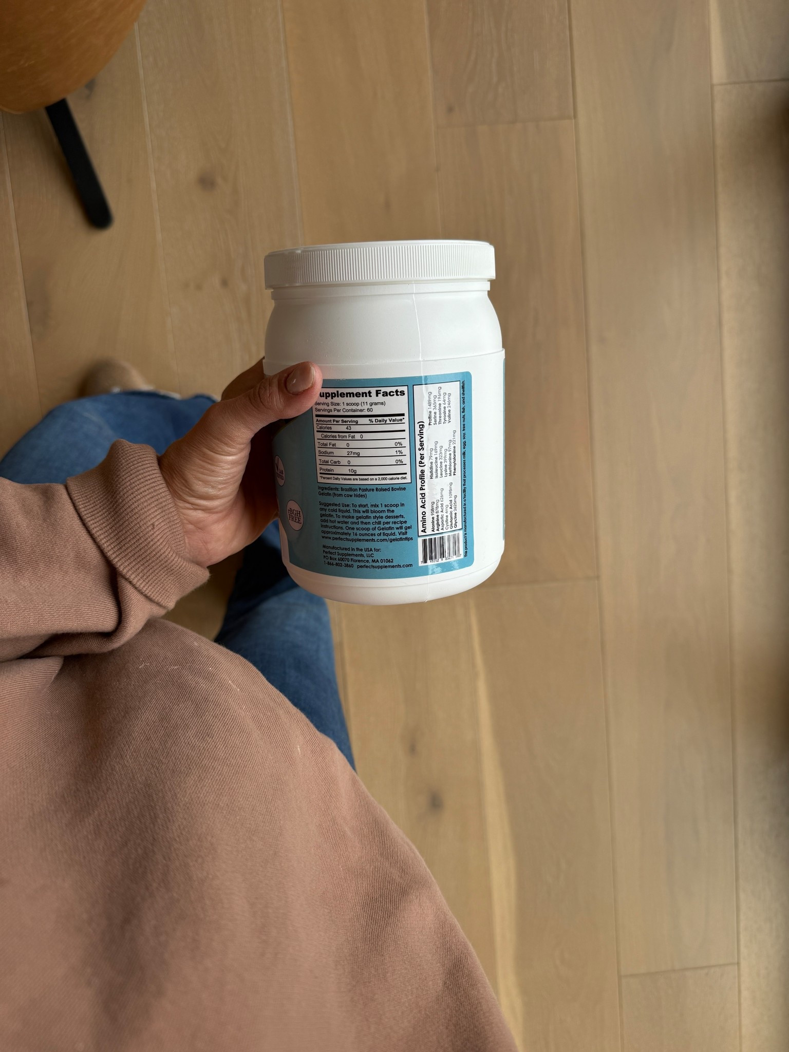 The gelatin I use for making jello! 