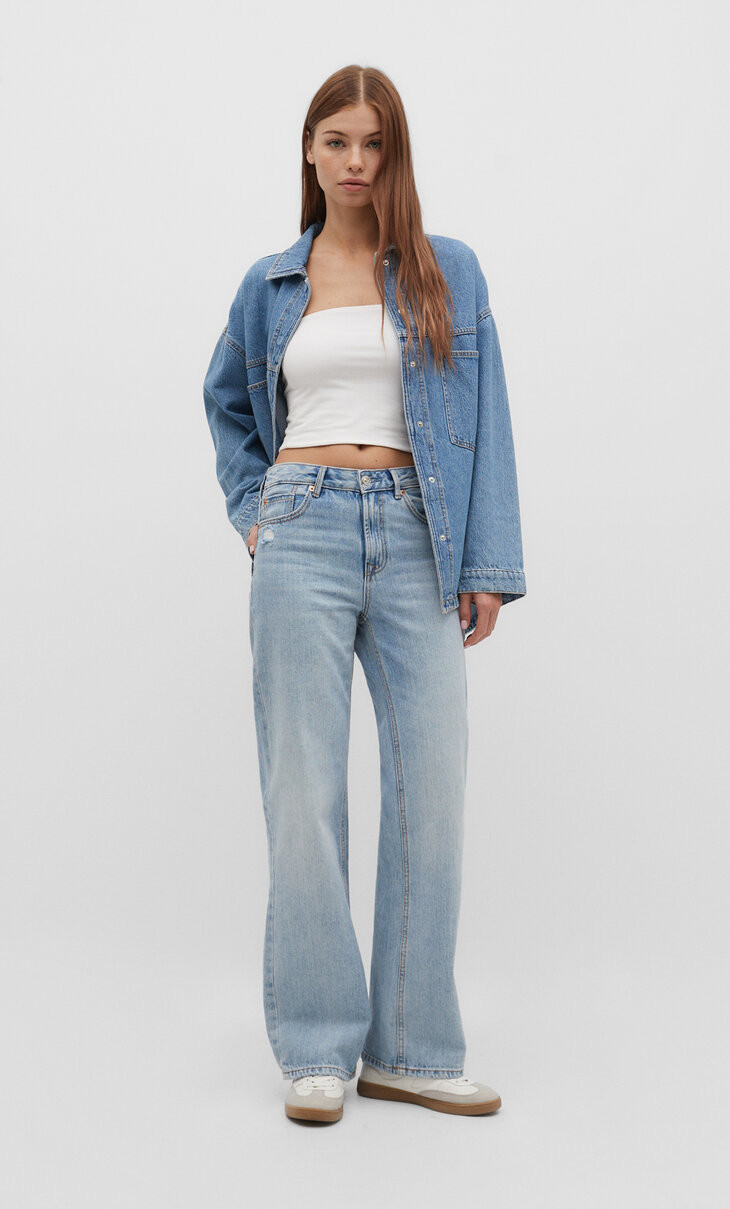 Jeans straight wide | Stradivarius (IT)