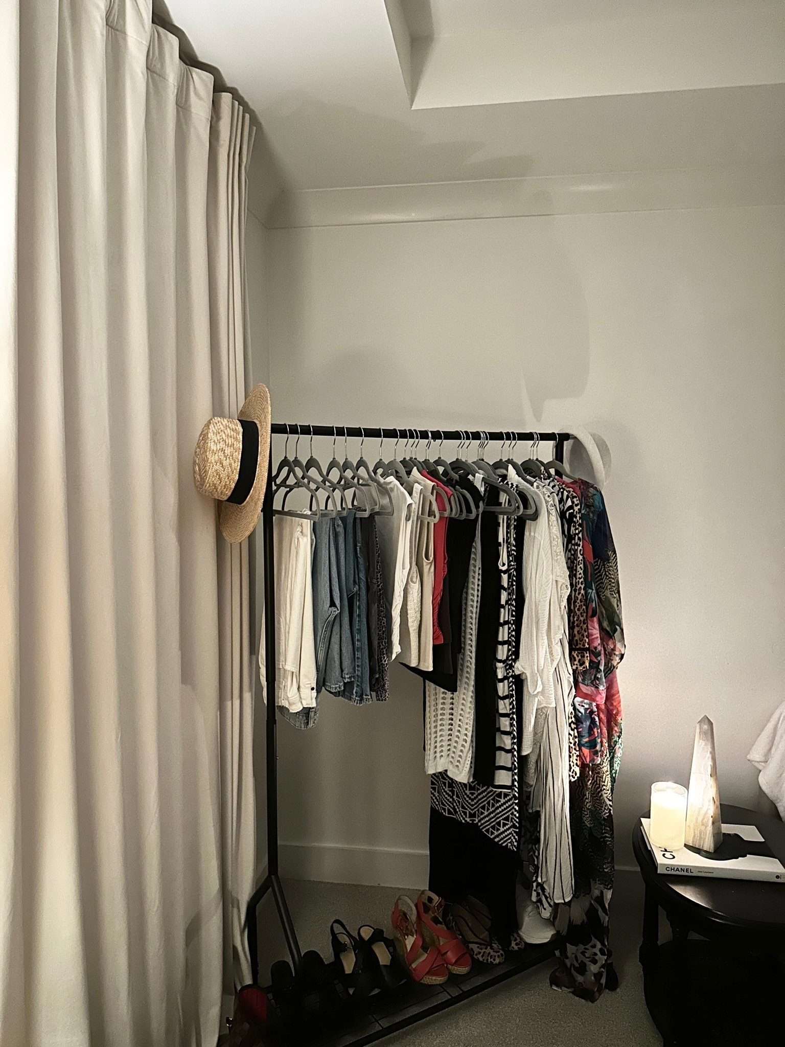 Spring Inspo✨ rolling rack, clothes rack, clothing rack, closet organization, spring refresh, spring capsule wardrobe

#LTKdayinmylife #LTKgrwm #LTKHome