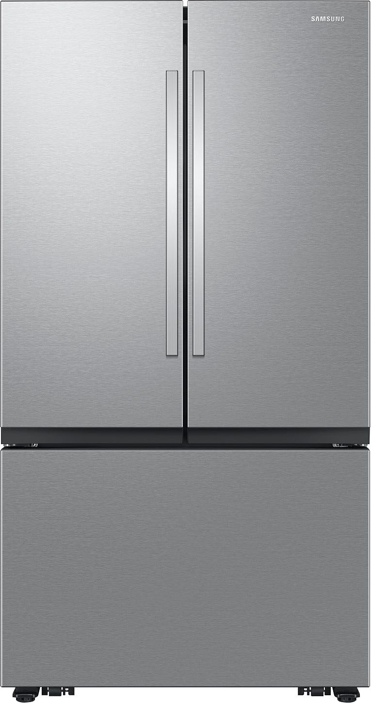 Samsung 32 cu. ft. 3-Door French Door Smart Refrigerator with Dual Auto Ice Maker Stainless Steel... | Best Buy U.S.
