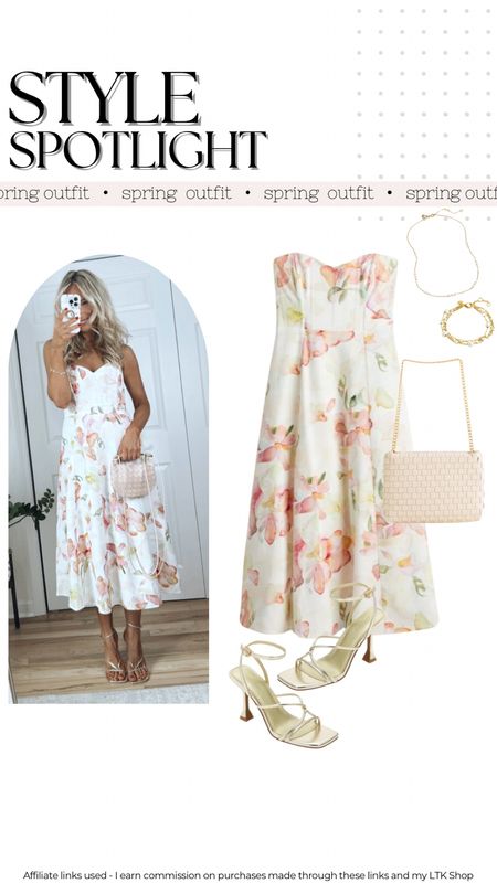 Floral spring dress under $100!

#LTKfindsunder100