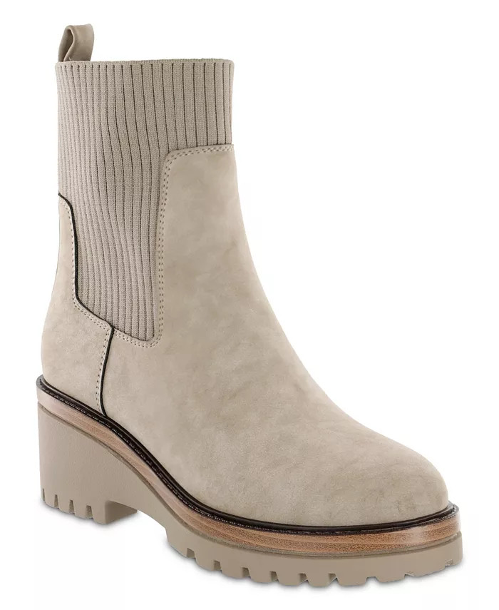 MIA Women's Soraya Chelsea Lug Sole Booties - Macy's | Macy's