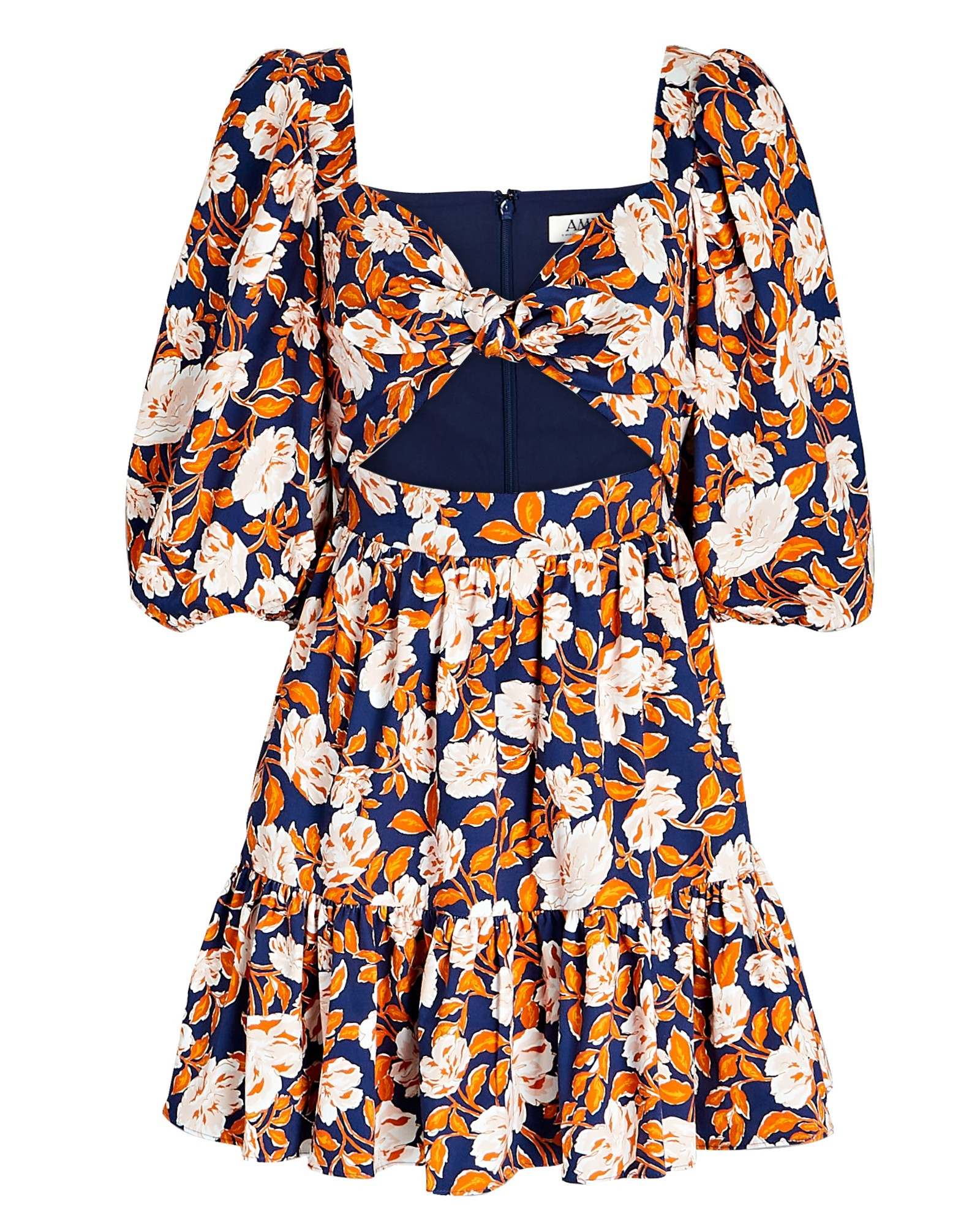 Medina Cut-Out Floral Mini Dress | INTERMIX