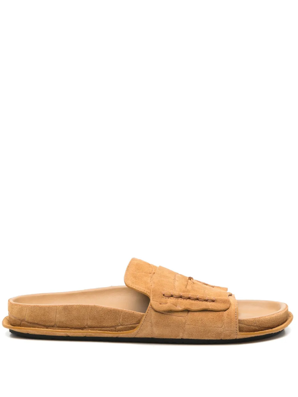 Jacquemus Les Sandales Mocassin Slides | Brown | FARFETCH | Farfetch Global