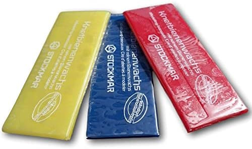 Stockmar Modeling Beeswax - 3 Assorted Pieces Red Yellow Blue | Amazon (US)
