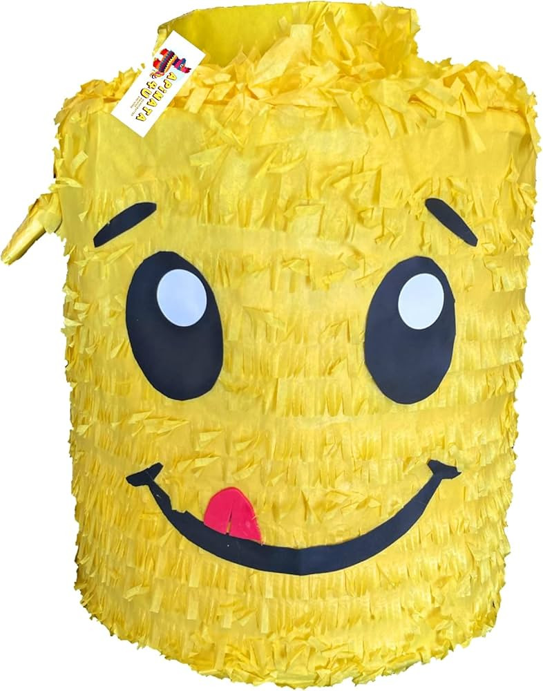 Building Block Themed Party Pinata Pinata 14" Yellow Color Brick Party | Amazon (US)