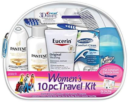 Convenience Kits International Women's Deluxe 10 Piece Kit with Travel Size TSA Compliant Essenti... | Amazon (US)