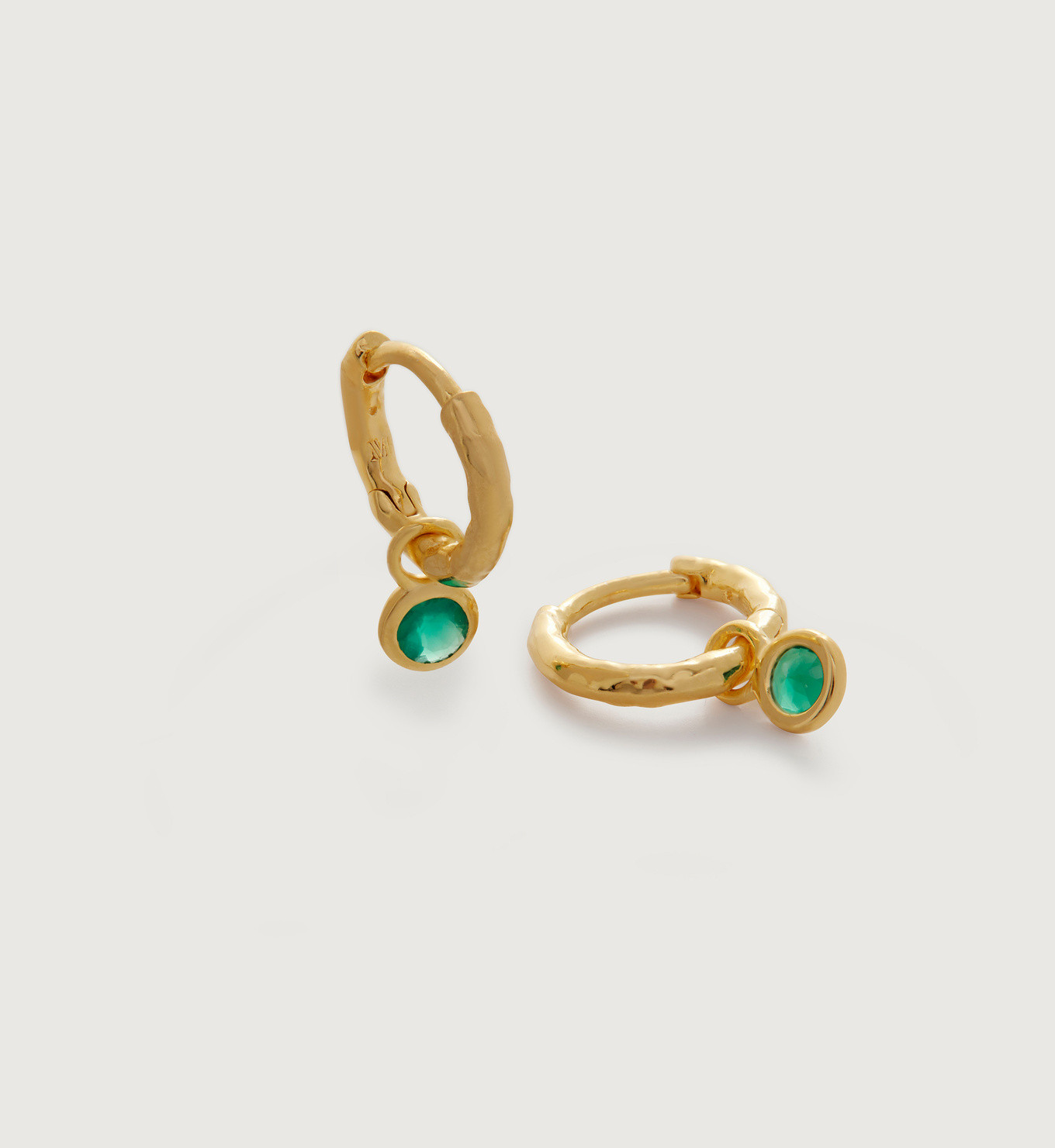 Mini Gem Huggie Earrings | Monica Vinader (US)
