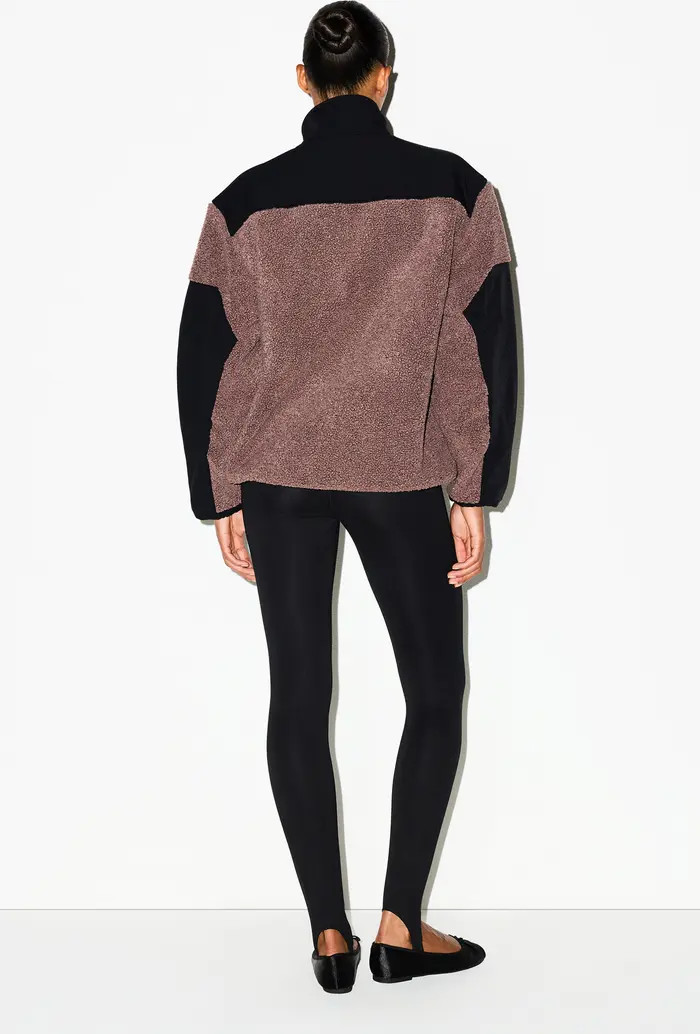 Faux Shearling Half Zip Pullover | Nordstrom