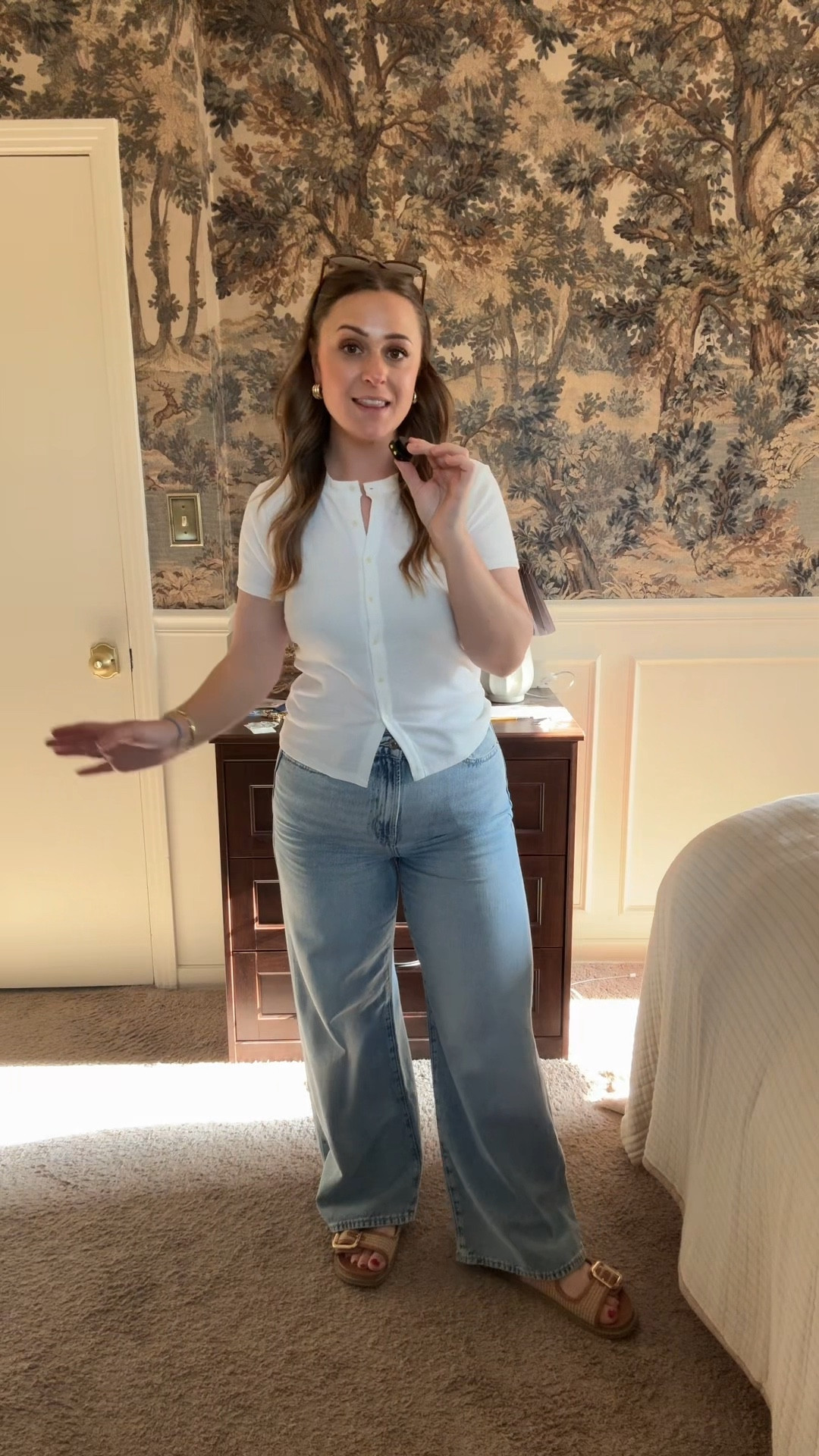 These jeans are so lightweight and comfy!! 

#LTKPetite #LTKootd #LTKSaleAlert
