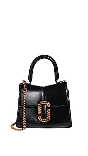 Marc Jacobs Women's The Mini Top Handle Shoulder Bag, Black, One Size | Amazon (US)