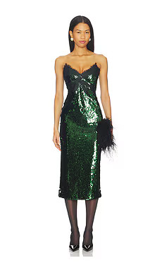 retrofete Ellen Dress in Pine from Revolve.com | Revolve Clothing (Global)