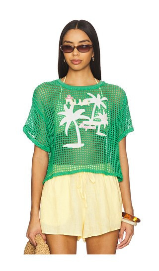 Maaji Tropical Cotta T-shirt in Green. - size L | Revolve Clothing (Global)