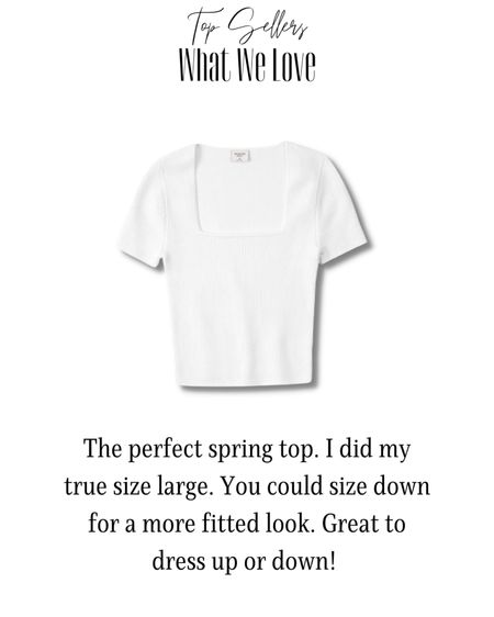 I love this top for spring! So chic + you can dress it up or down. I did my true so3 large, but could have sized down one. 

#LTKcurves #LTKstyletip #LTKunder100