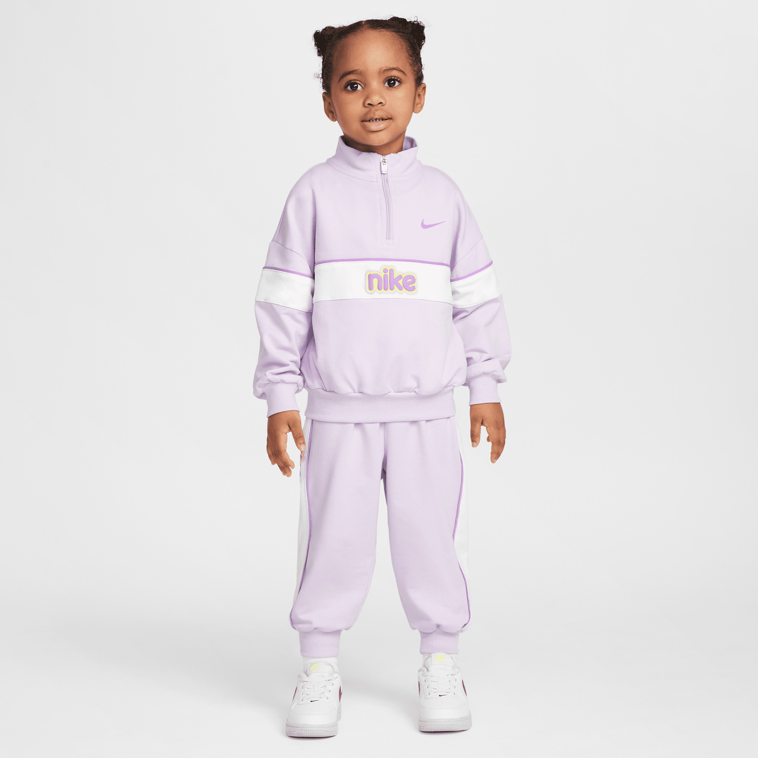 Nike E1D1 Toddler Quarter-Zip Top and Pants Set in Purple | 26M660-P6I | Nike (US)