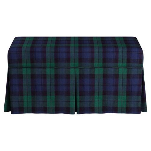 Hayworth Storage Bench, Navy/Multi | One Kings Lane