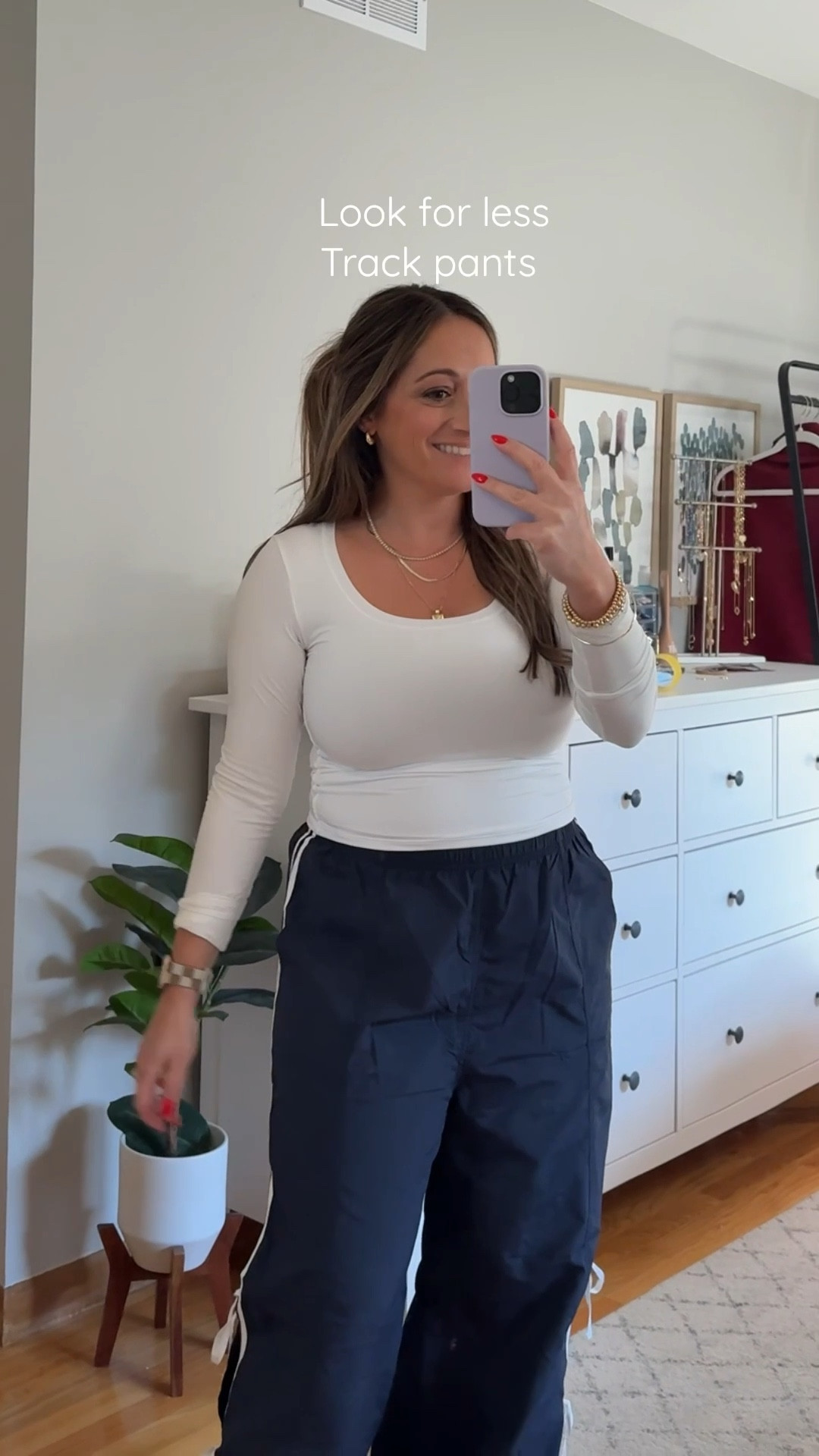 The cutest look for less track pants!!

#LTKOver40 #LTKPetite #LTKStyleTip