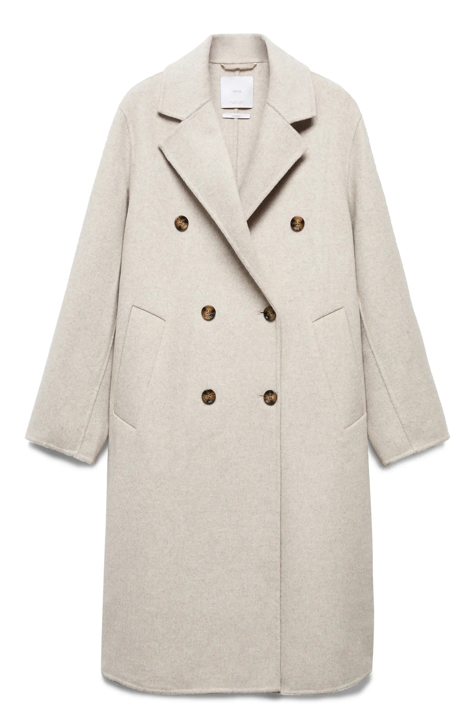 Double Breasted Wool Blend Coat | Nordstrom