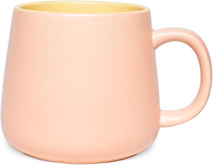 Bosmarlin Matte Ceramic Coffee Mug, Tea Cup for Office and Home, 15 oz, Dishwasher and Microwave ... | Amazon (US)