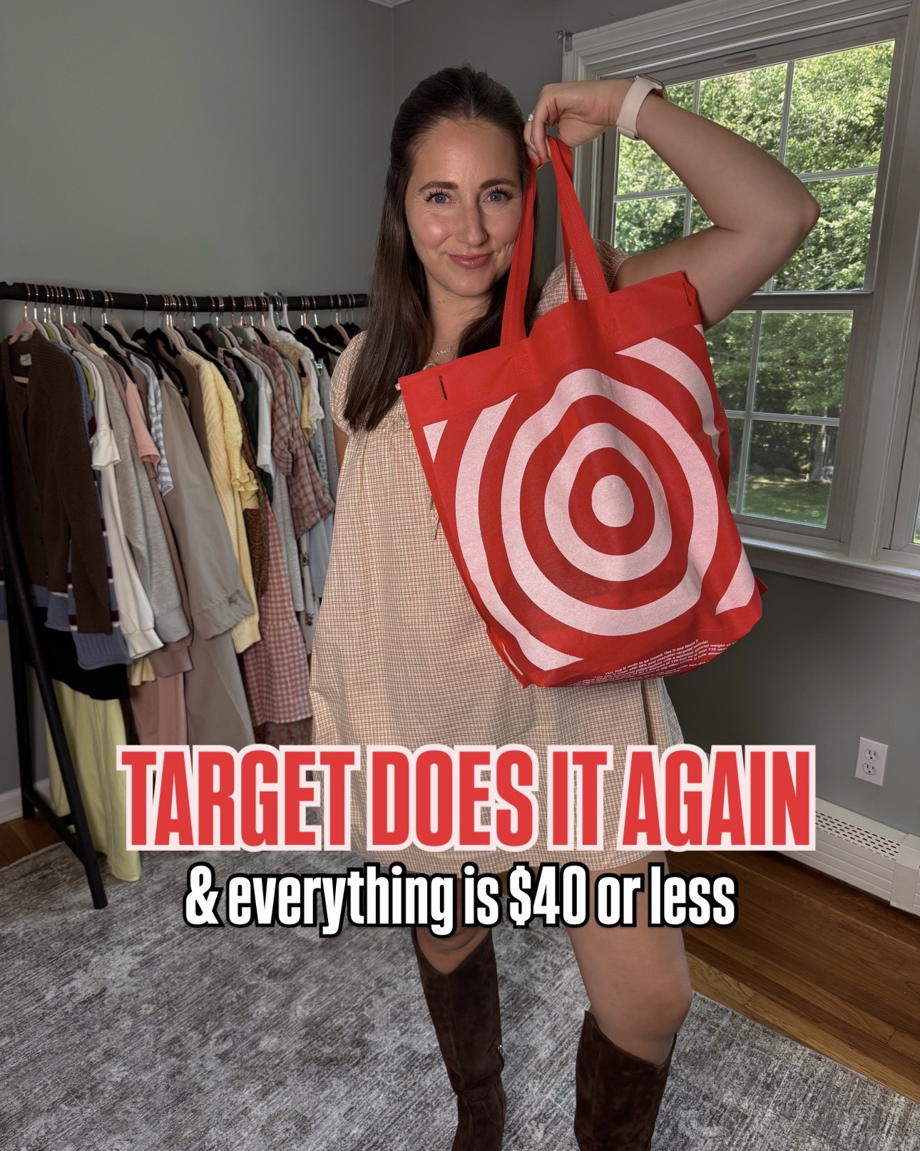 TARGET DID THAT 🎯

everything in this post is $40 or less and somehow still doesn't look like it

The white top isn’t online yet, I’ll share as soon as it is! 

Sizing info:
Wearing medium in everything except the white top, plaid dress & gray sweatshirt

#LTKootd #LTKmomlife