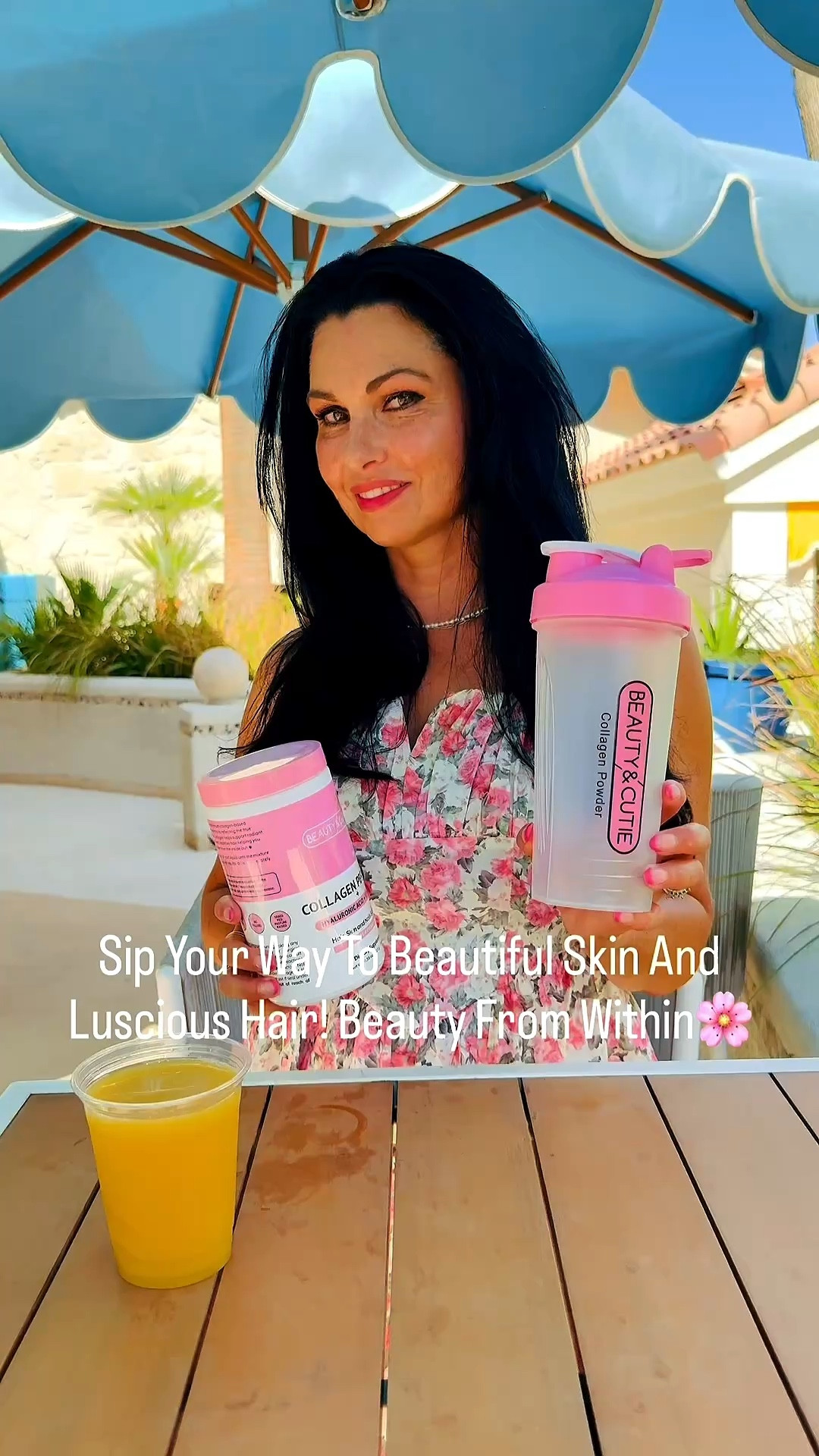 Hey guys! I've found the most amazing beauty collagen around! It's called Beauty & Cutie! 🌸
Beauty & Cuties collagen peptides support:
• Gorgeous Hair
It Encourages Thicker, Fuller-looking
Strands
• Beautiful Skin
It Improves Firmness, Smoothness and Hydration
• Nice Nails
It Reduces Breakage and Supports
Healthy Growth
* Health & Wellness
It Supports Healthy Aging and Recovery

• Non GMO
• Grass fed + Pasture Raised
• Gluten Free

#beautyfromwithin #collagenpeptides #marneystidbits

#LTKgrwm #LTKBeauty #LTKvlog