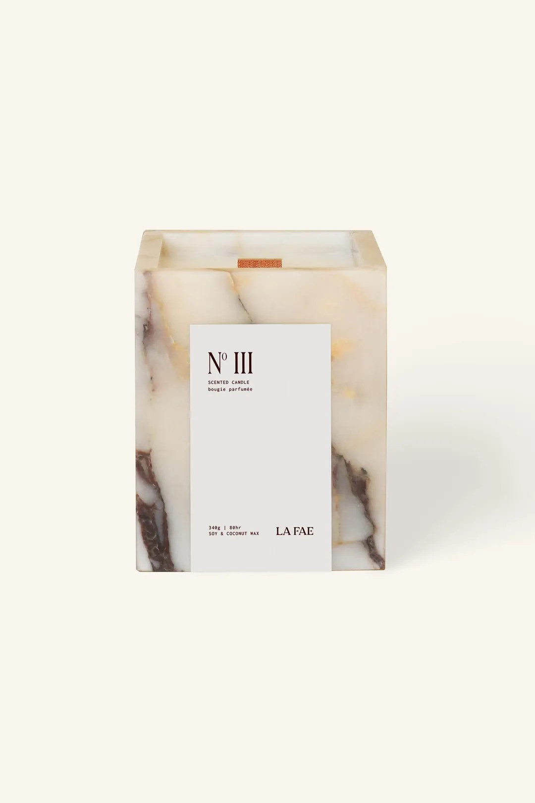 LA FAE Elegant Viola Calacatta Marble Candleholder | Handcrafted Natural Stone Luxury Vessel - Et... | Etsy (US)