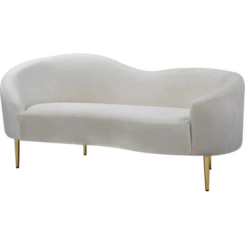Ayva Curved Loveseat | Wayfair North America