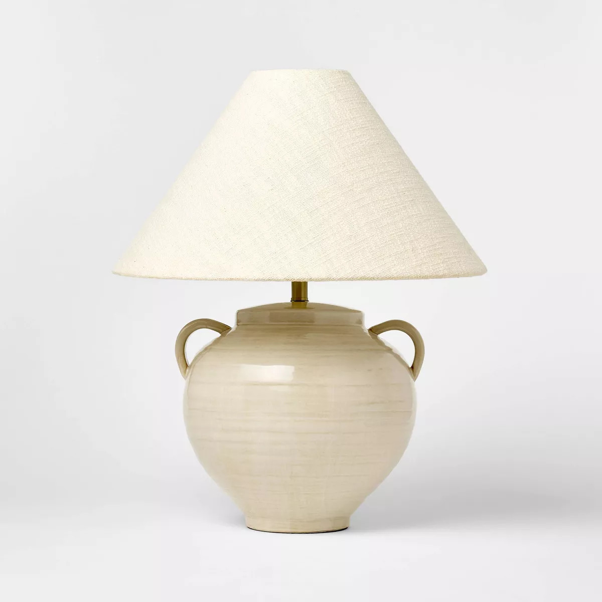 Ceramic Table Lamp with Handles Cream - Threshold™ designed with Studio McGee | Target
