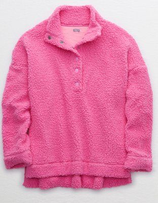 Aerie Cloud Sherpa Oversized Pullover | American Eagle Outfitters (US & CA)