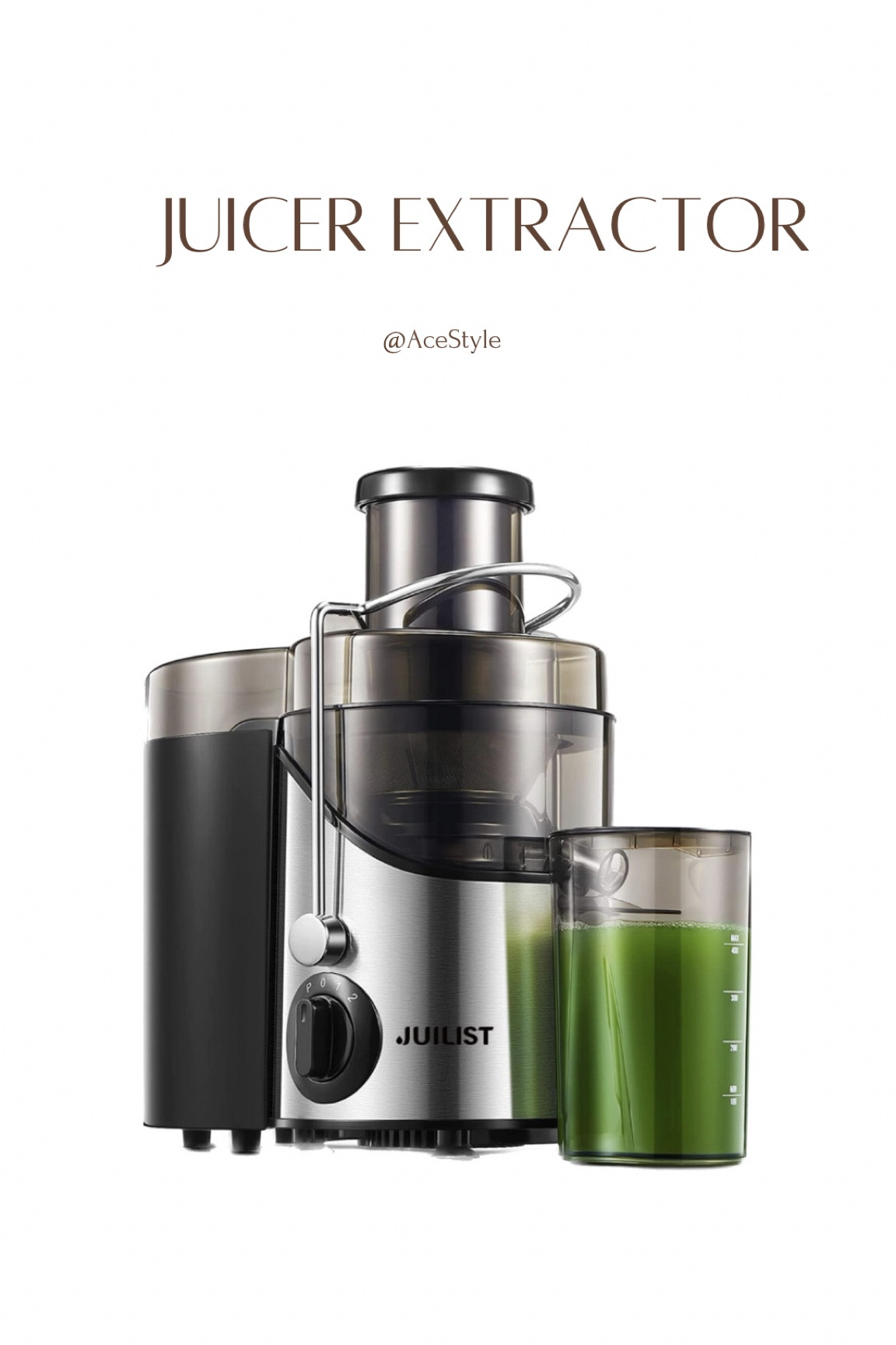 Juilist Juicer Machines, 3 Wide Mouth Juicer Extractor, 3-Speed