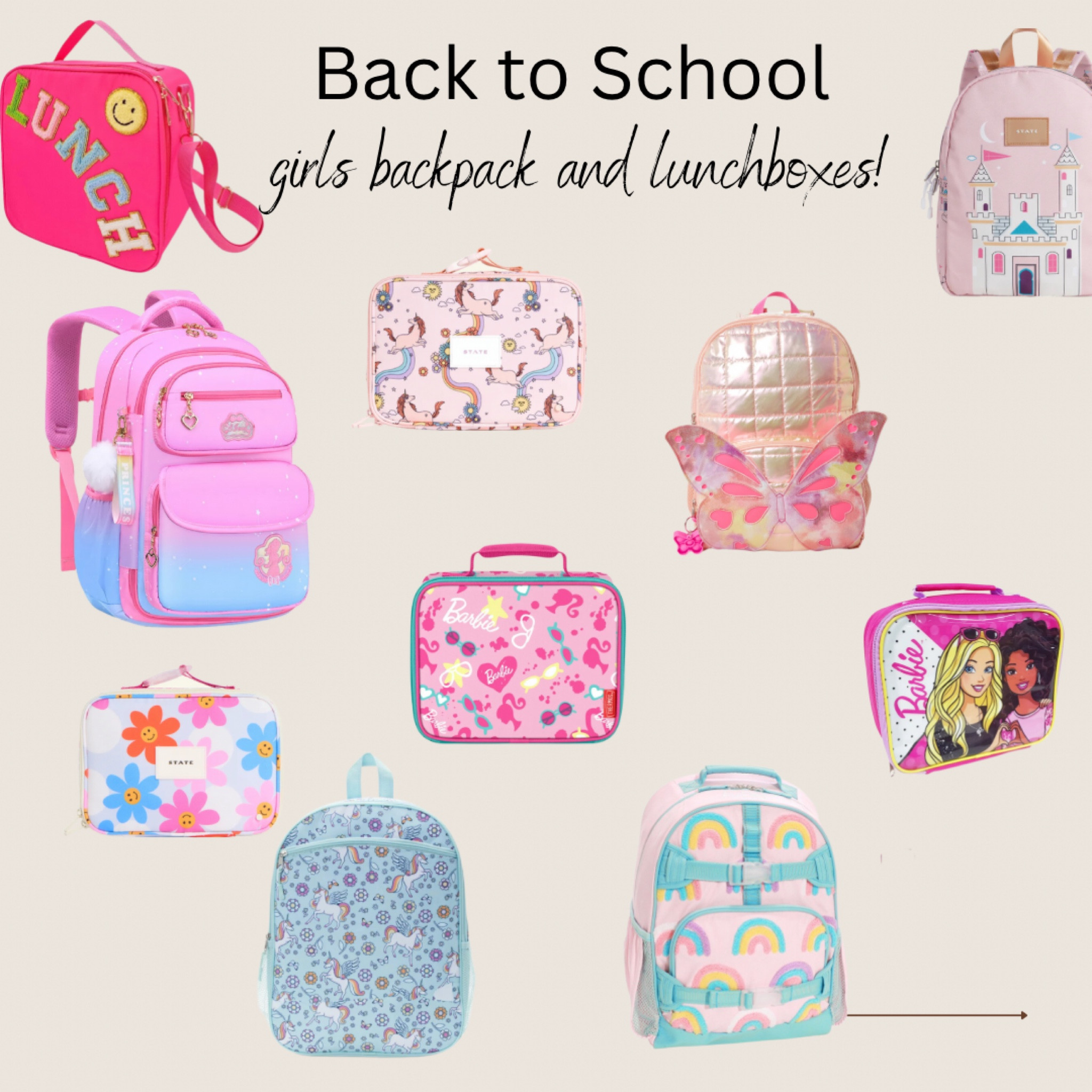 Cutest backpacks and lunchboxes for girls! #girlbackpacks #backpacks #lunchboxes 

#LTKBacktoSchool #LTKunder50 #LTKkids